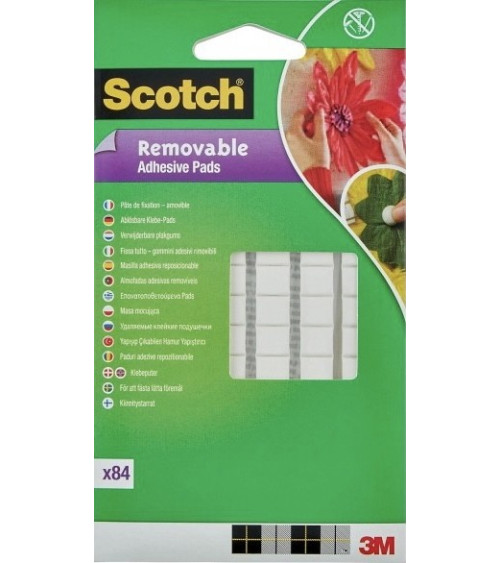 Κόλλα Πλαστελίνη Scotch 3M 84τ Adhesive Pads