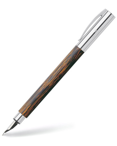 Πένα Faber Castell Ambition Fountain Pen Coconut Wood Medium Nib