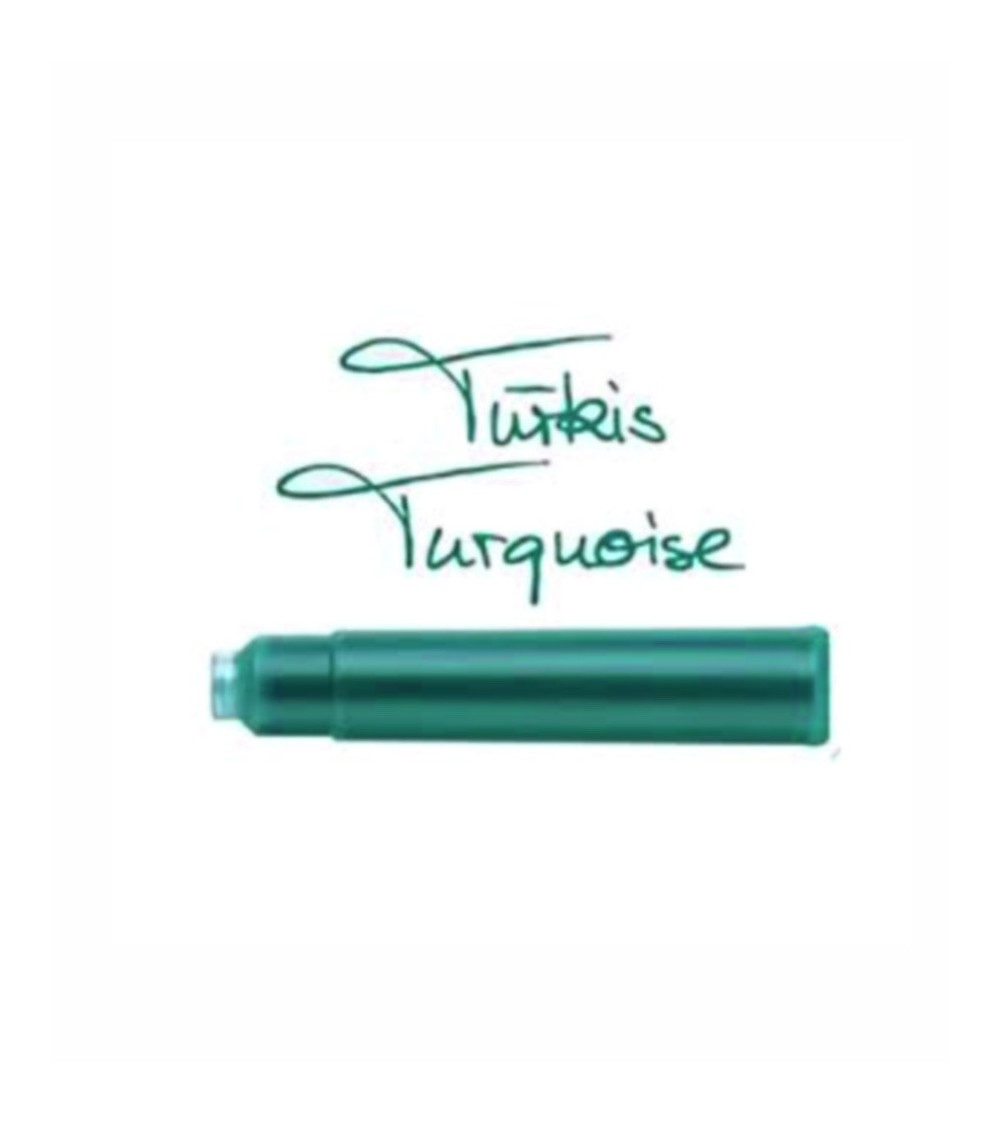 Μελάνι Πένας Faber Castell Αμπούλες 6τεμ Turquoise