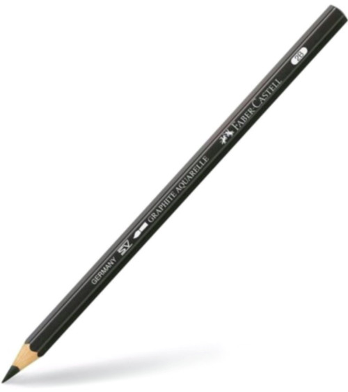 Μολύβι Faber Castell Graphite Aquarelle 2B Μαύρο