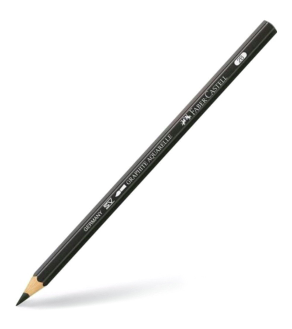 Μολύβι Faber Castell Graphite Aquarelle 2B Μαύρο