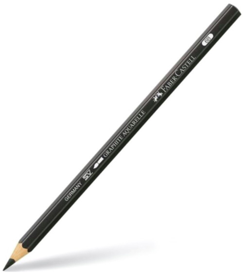 Μολύβι Faber Castell Graphite Aquarelle 6B Μαύρο