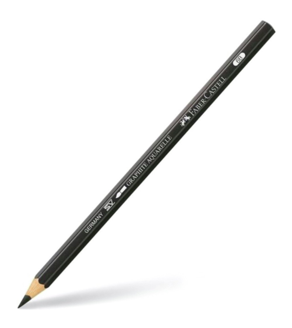 Μολύβι Faber Castell Graphite Aquarelle 6B Μαύρο