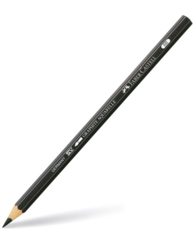 Μολύβι Faber Castell Graphite Aquarelle 6B Μαύρο