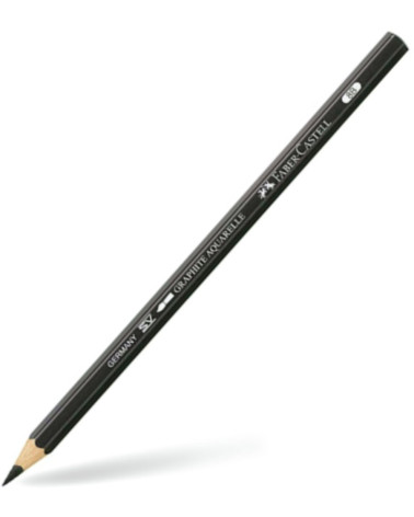 Μολύβι Faber Castell Graphite Aquarelle 8B Μαύρο