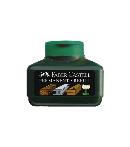 Μελάνι Faber Castell 25ml για Μαρκαδόρο Ανεξίτηλο Πράσινο