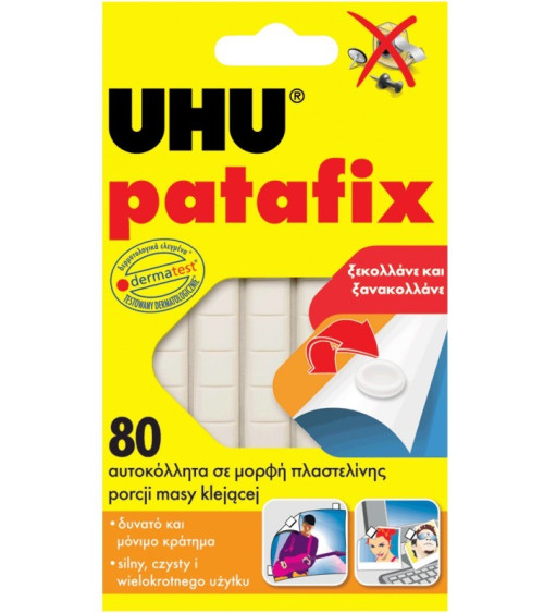 Κόλλα Πλαστελίνης UHU PATAFIX 80τεμ.