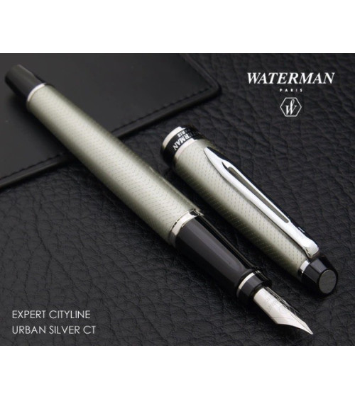 Πένα Waterman Expert City Line Urban Silver Fountain Pen