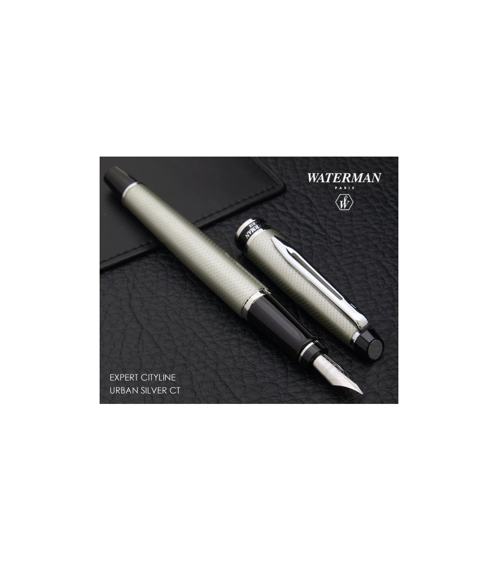 Πένα Waterman Expert City Line Urban Silver Fountain Pen