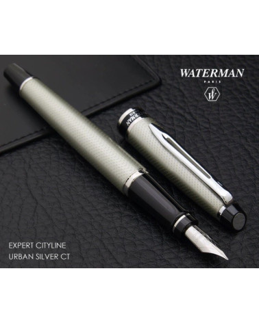 Πένα Waterman Expert City Line Urban Silver Fountain Pen