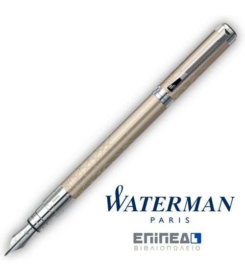 Πένα Waterman Perspective Fountain Pen CT Champagne Medium Nib