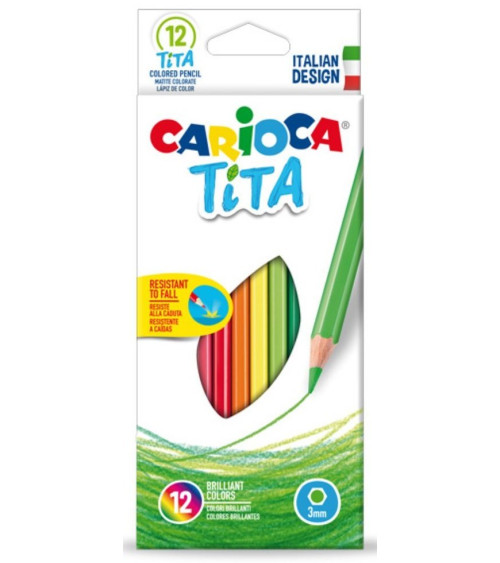 Ξυλομπογιές Carioca 12χρ Tita