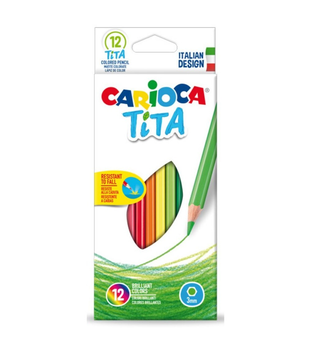 Ξυλομπογιές Carioca 12χρ Tita