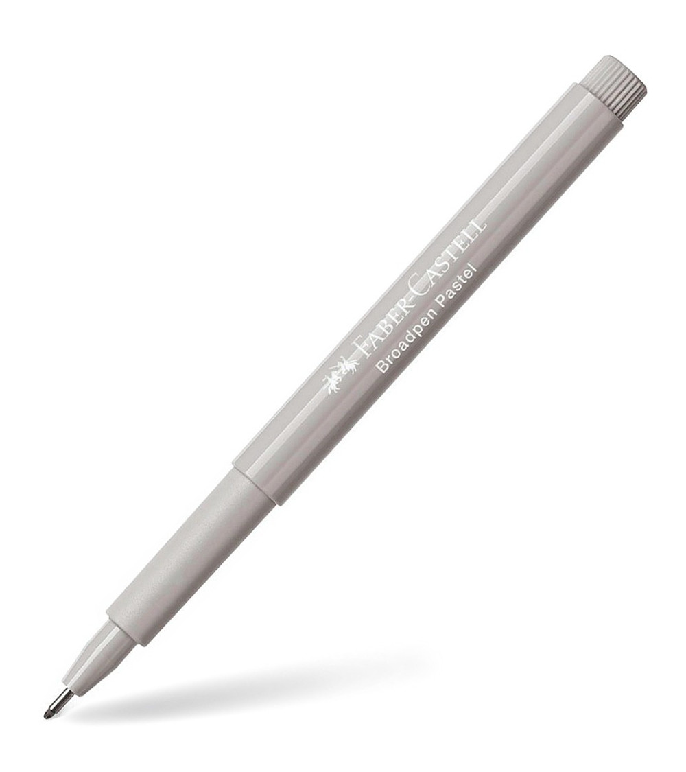 Μαρκαδοράκι Faber Castell Broadpen 0.8 Pastell Γκρι