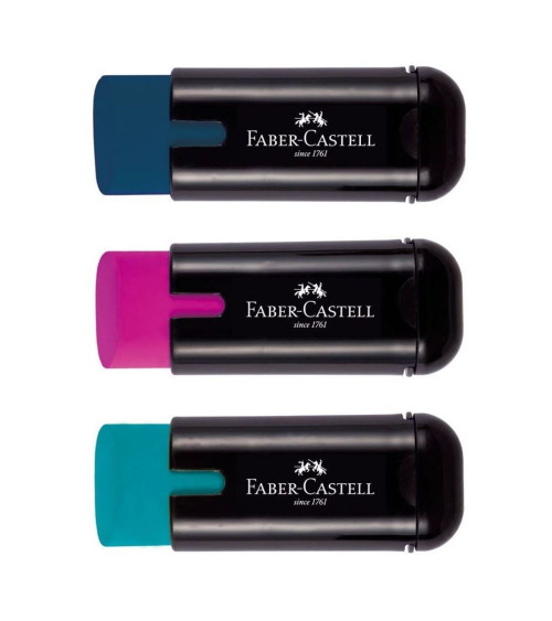 Γόμα Ξύστρα Faber Castell Combi 3χρωμ