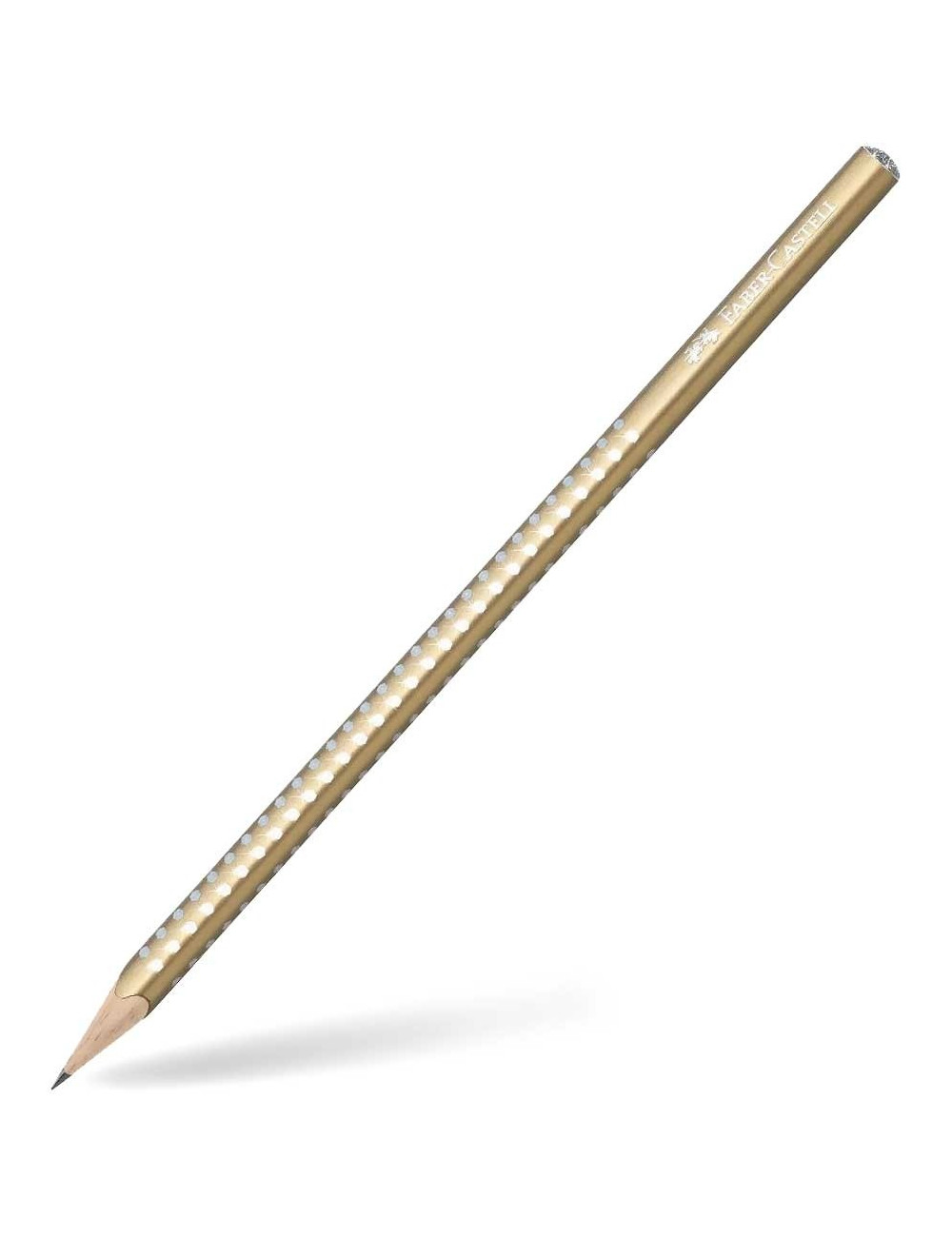 Μολύβι Faber Castell Grip Sparkle B Xρυσό