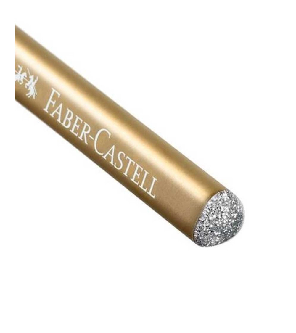 Μολύβι Faber Castell Grip Sparkle B Xρυσό