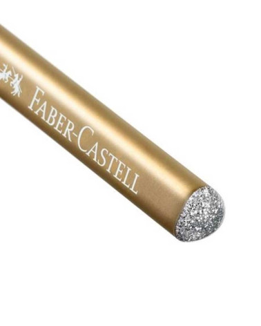 Μολύβι Faber Castell Grip Sparkle B Xρυσό