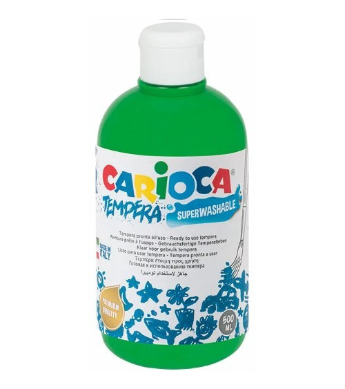 Τέμπερα 500ml Carioca 14 Πράσινο 700γρ.