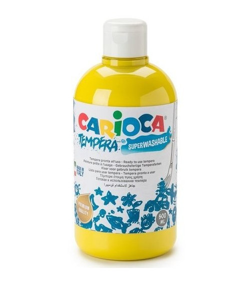 Τέμπερα 500ml Carioca 03 Κίτρινο 700γρ.