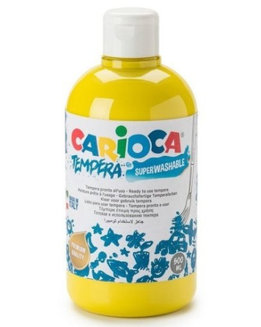 Τέμπερα 500ml Carioca 03 Κίτρινο 700γρ.