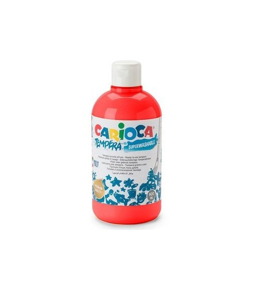 Τέμπερα 500ml Carioca 10 Κόκκινο 700γρ.