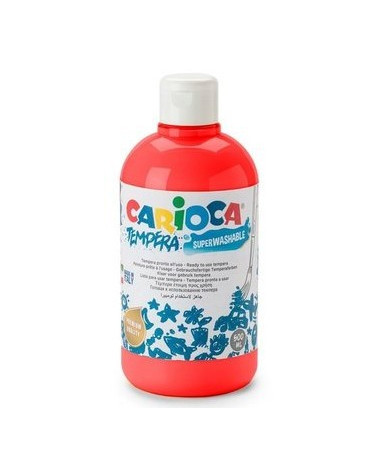 Τέμπερα 500ml Carioca 10 Κόκκινο 700γρ.