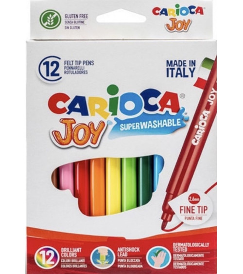 Μαρκαδόροι Carioca 12χρ Joy