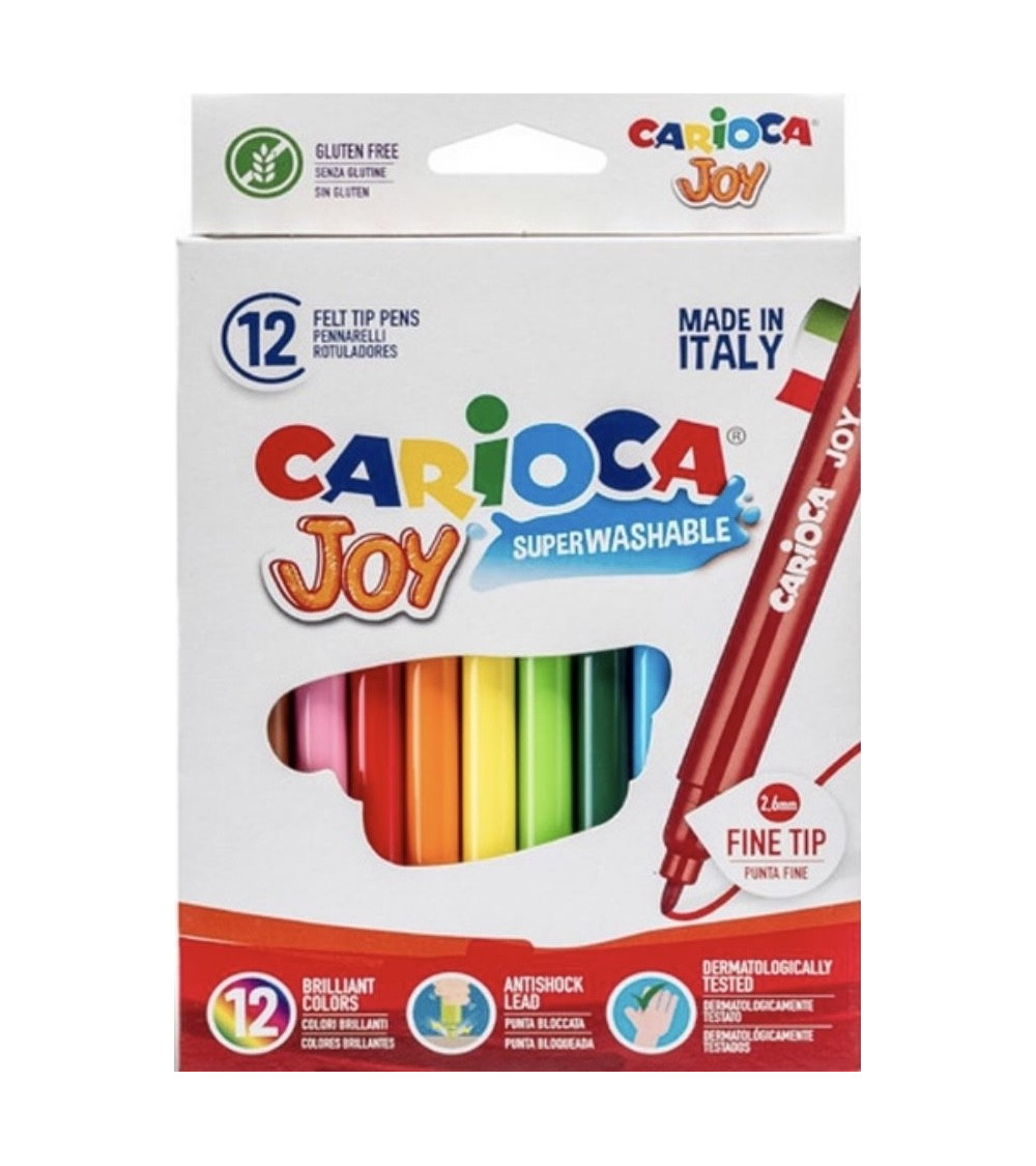 Μαρκαδόροι Carioca 12χρ Joy