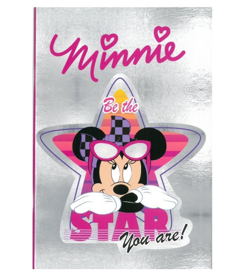 Τετράδιο Καρφίτσα Gim Minnie Mouse Β5 40φ