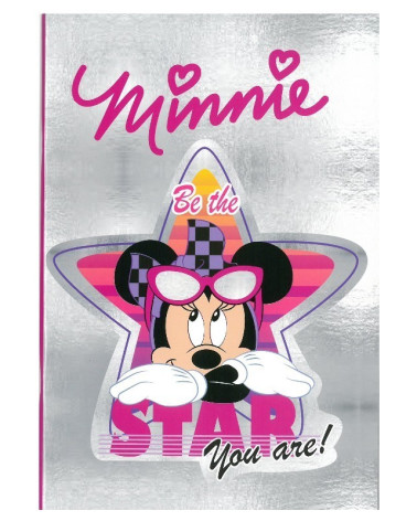 Τετράδιο Καρφίτσα Gim Minnie Mouse Β5 40φ