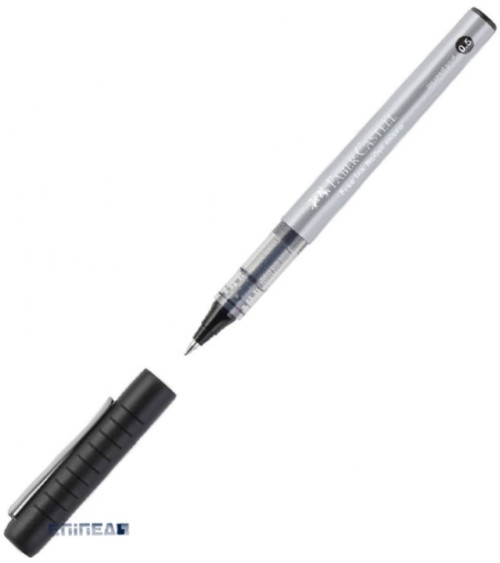 Στυλό Faber Castell Free Ink Roller Pen 0.5mm Μαύρο