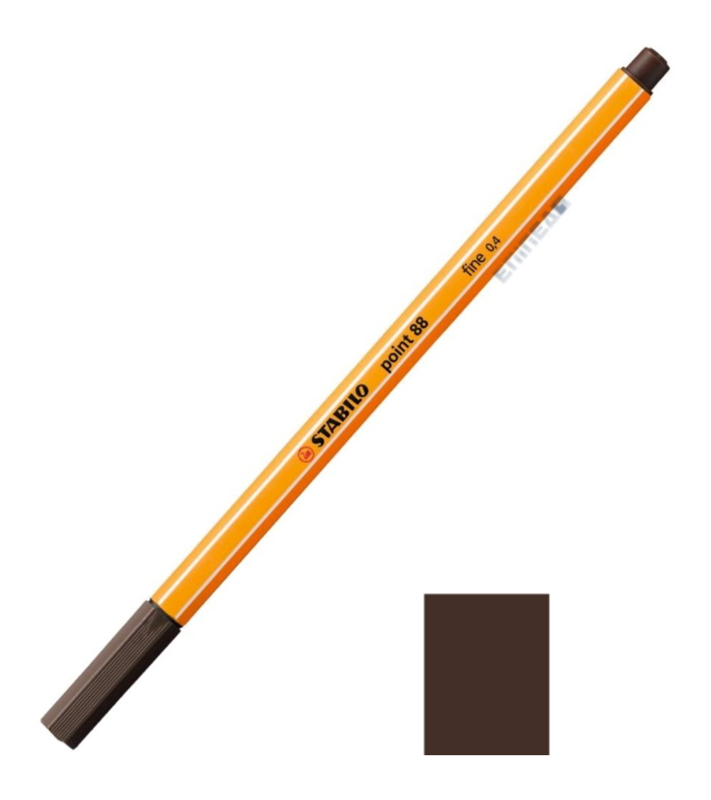 Μαρκαδοράκι 88/65 Stabilo Point 0.4 Burnt Umber