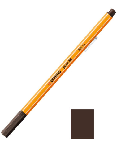 Μαρκαδοράκι 88/65 Stabilo Point 0.4 Burnt Umber