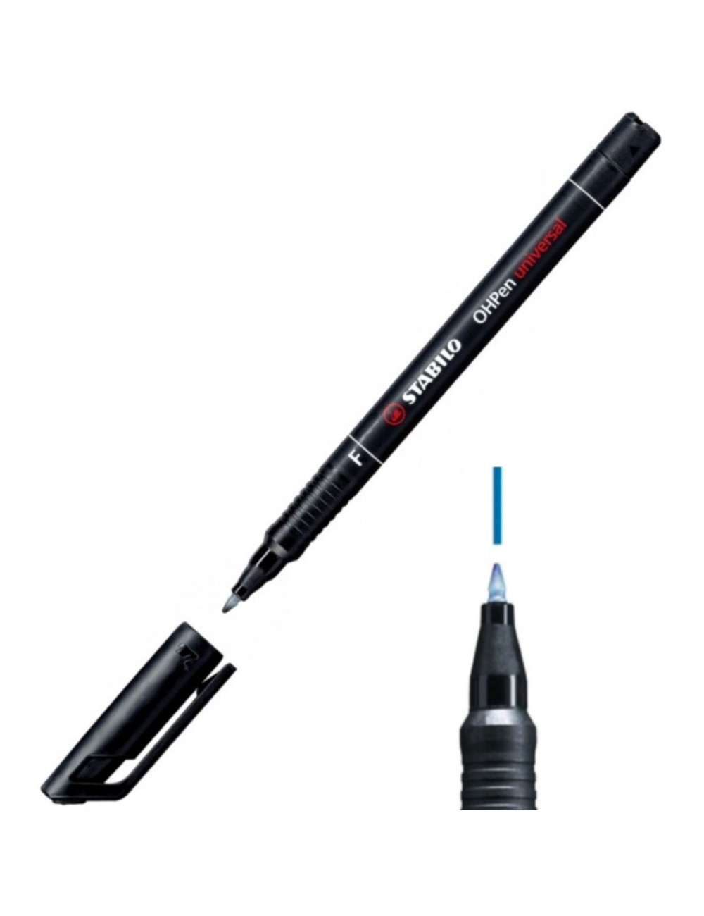 Μαρκαδόρος Stabilo 842/46 F 0.7 OHP Universal Μαύρο Ανεξίτηλος