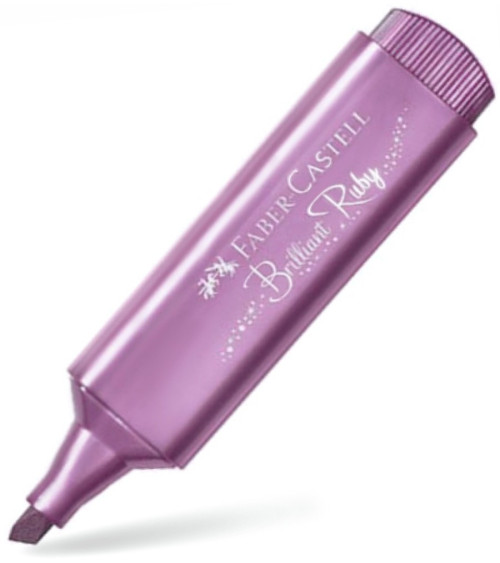 Μαρκαδόρος 46 Faber Castell Υπογράμμισης Μetallic Ruby