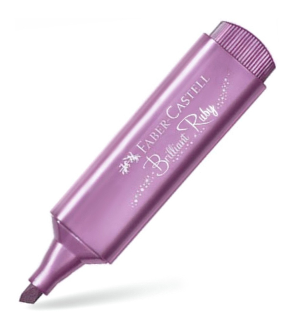 Μαρκαδόρος 46 Faber Castell Υπογράμμισης Μetallic Ruby