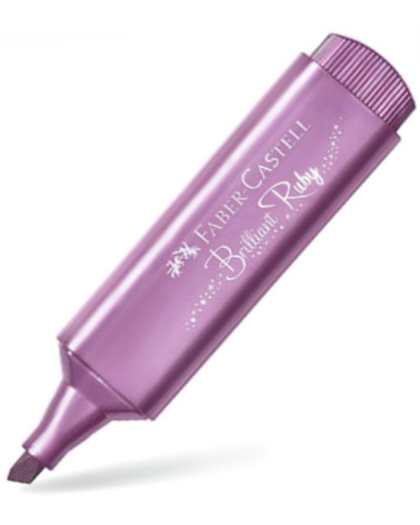 Μαρκαδόρος 46 Faber Castell Υπογράμμισης Μetallic Ruby