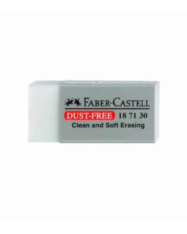 Γόμα Faber Castell Dust-free λευκή