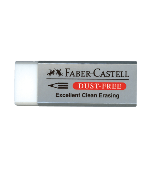 Γόμα Faber Castell Dust Free Λευκή Μεγάλη