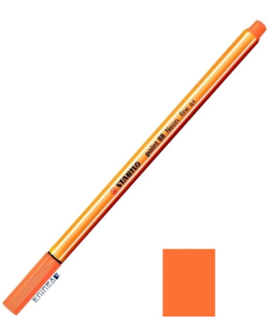 Μαρκαδοράκι 88/054 Stabilo Point 0.4 Neon Orange