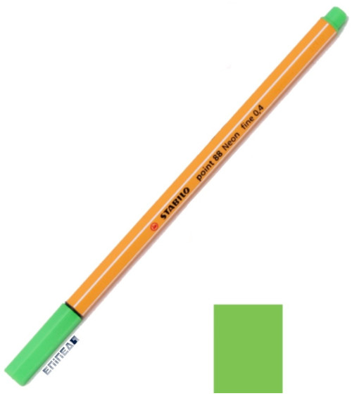 Μαρκαδοράκι 88/033 Stabilo Point 0.4 Neon Green