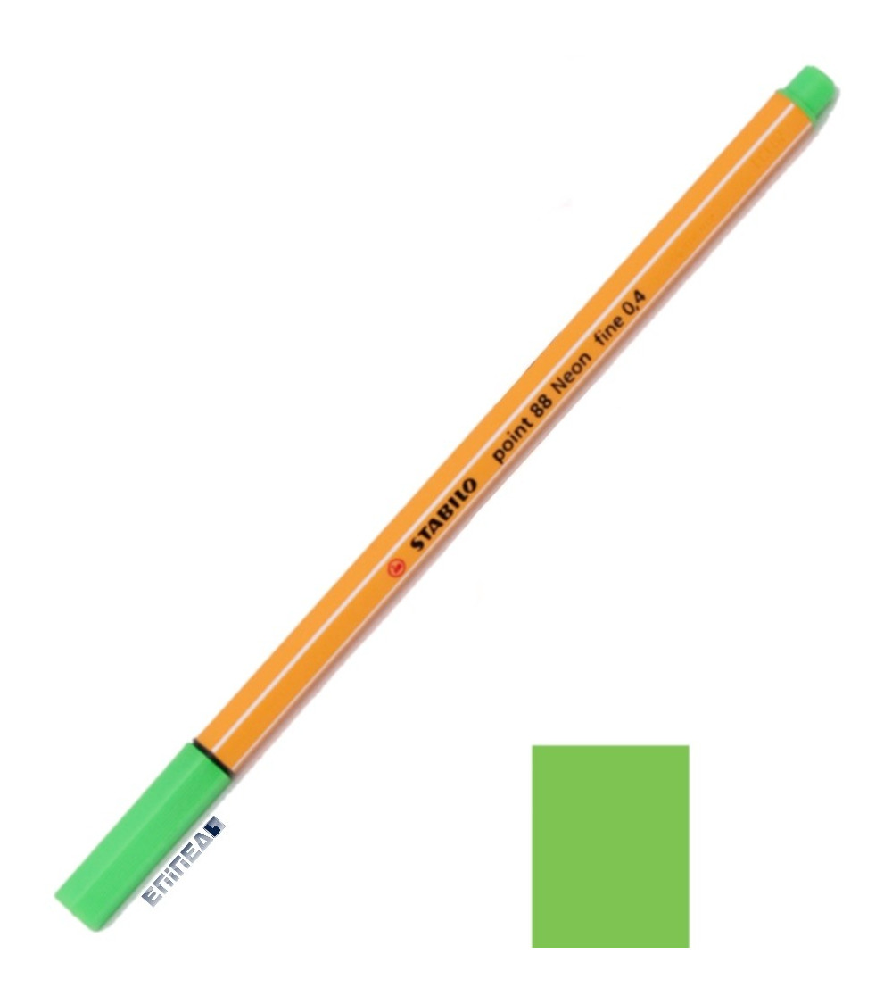 Μαρκαδοράκι 88/033 Stabilo Point 0.4 Neon Green