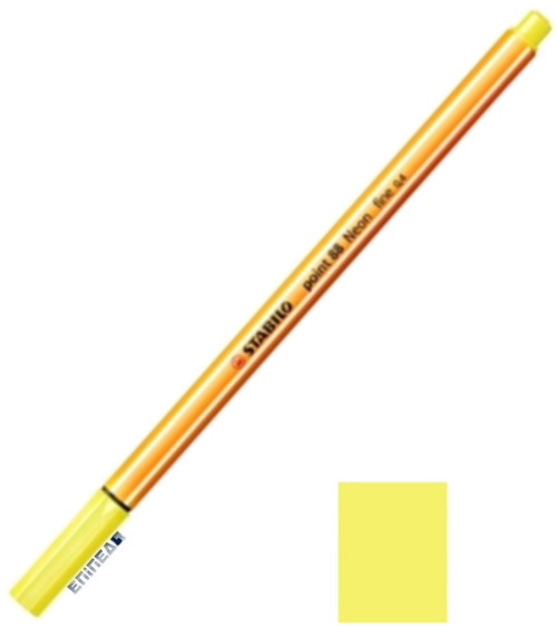 Μαρκαδοράκι 88/024 Stabilo Point 0.4 Neon Yellow