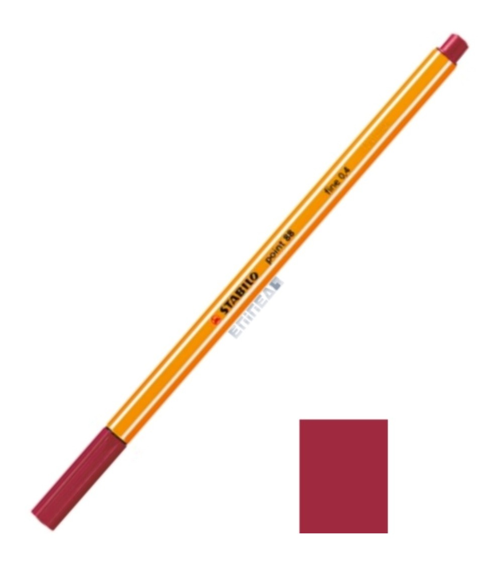 Μαρκαδοράκι 88/50 Stabilo Point 0.4 Deep Red