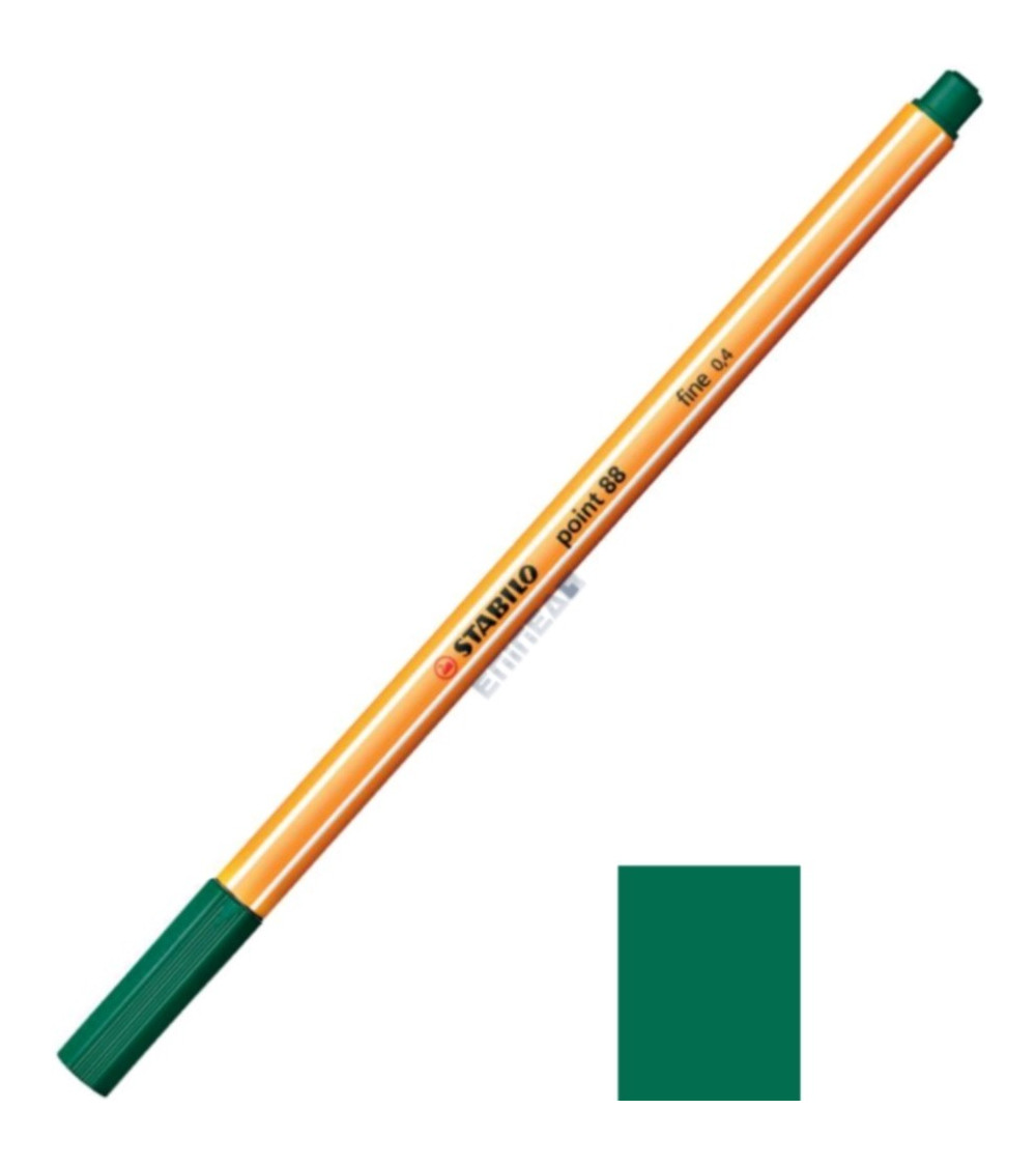 Μαρκαδοράκι 88/53 Stabilo Point 0.4 Pine Green