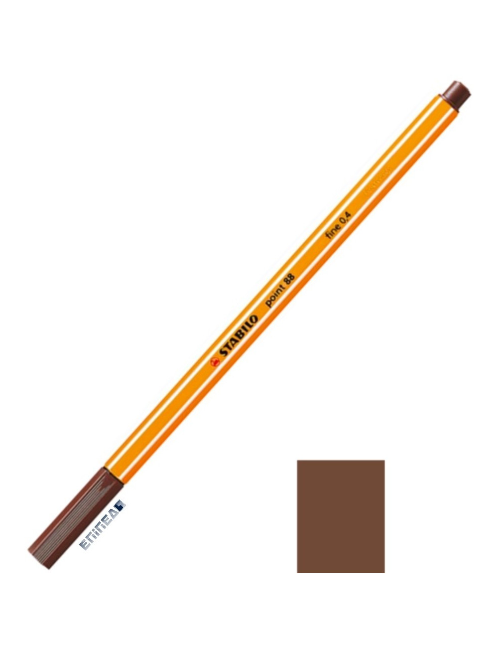 Μαρκαδοράκι 88/45 Stabilo Point 0.4 Brown