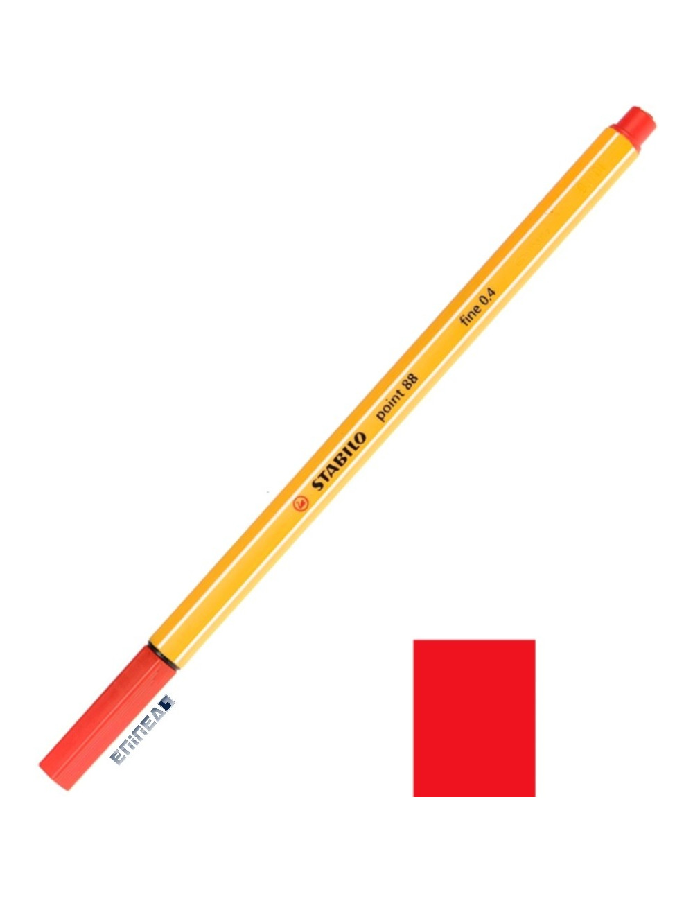 Μαρκαδοράκι 88/40 Stabilo Point 0.4 Red
