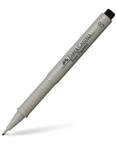 Μαρκαδοράκι Faber Castell Ecco 0.7 Ρigment Μαύρο