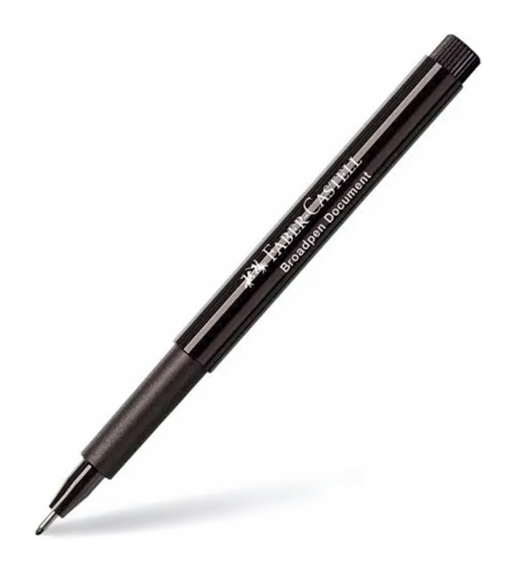 Μαρκαδοράκι Faber Castell Broadpen 0.8 Γκρι